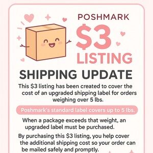 $3 Shipping Label